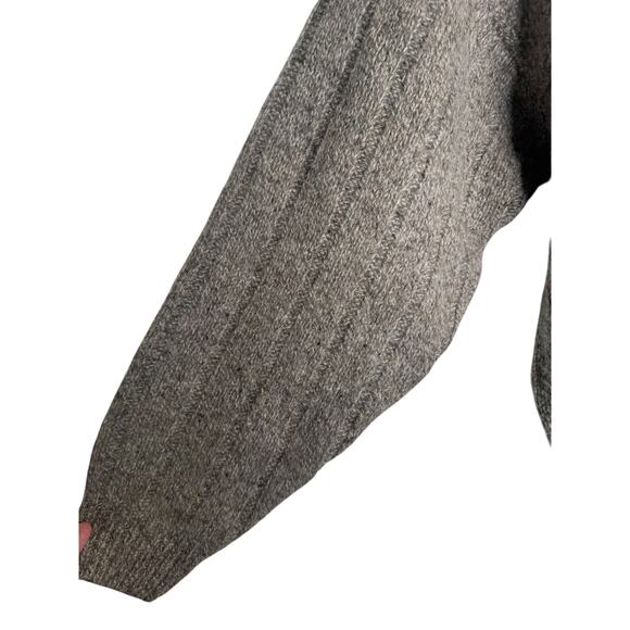 Orvis Deadstock Mens Pure Chunky Wool Elbow Patch Sweater Size XXL Brown NEW - Picture 6 of 10